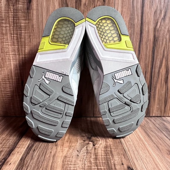 Puma Trinomic XT-1 Womens Cross Training Shoes Grey Yellow 358621 EUC Size 10 - Picture 5 of 6